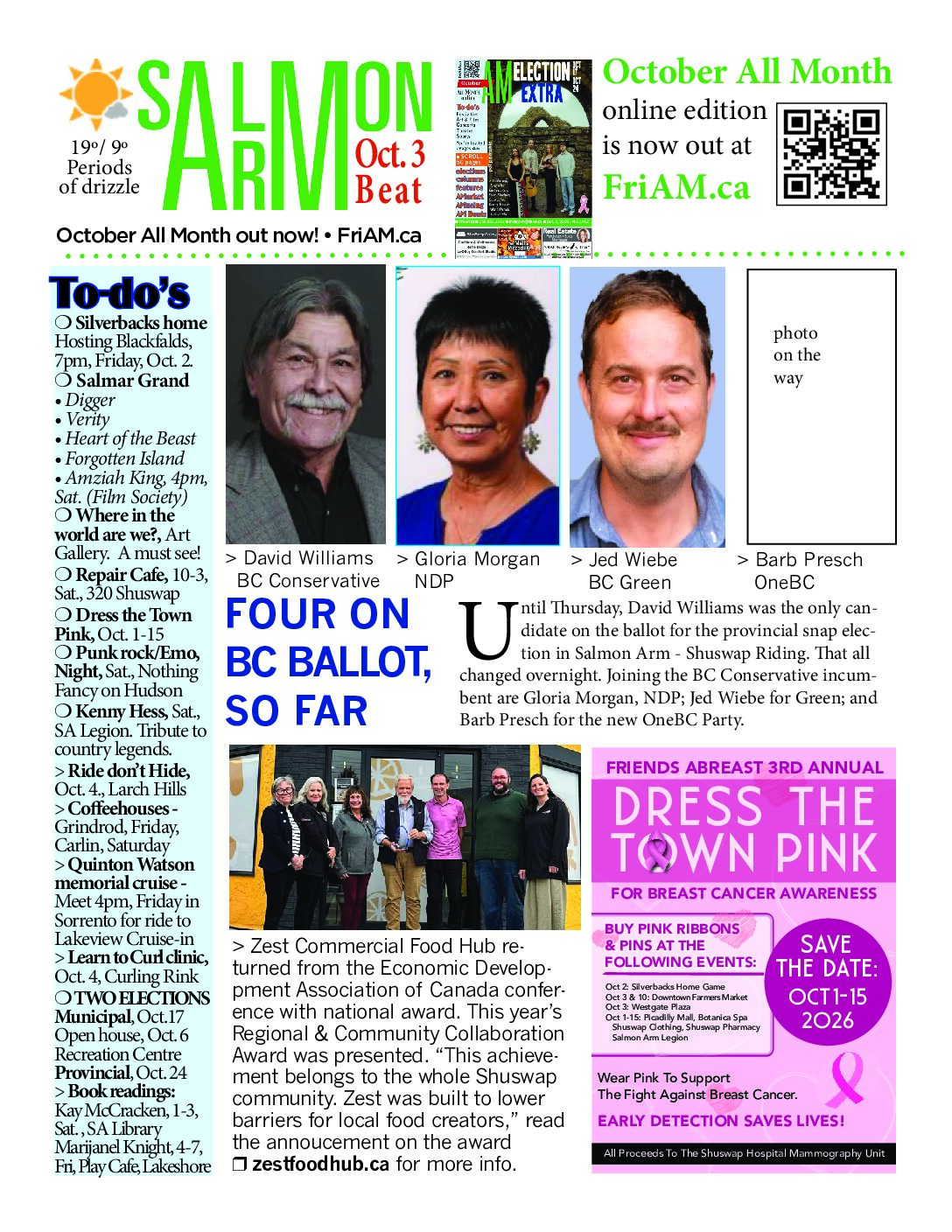 Salmon ARM Beat – current issue