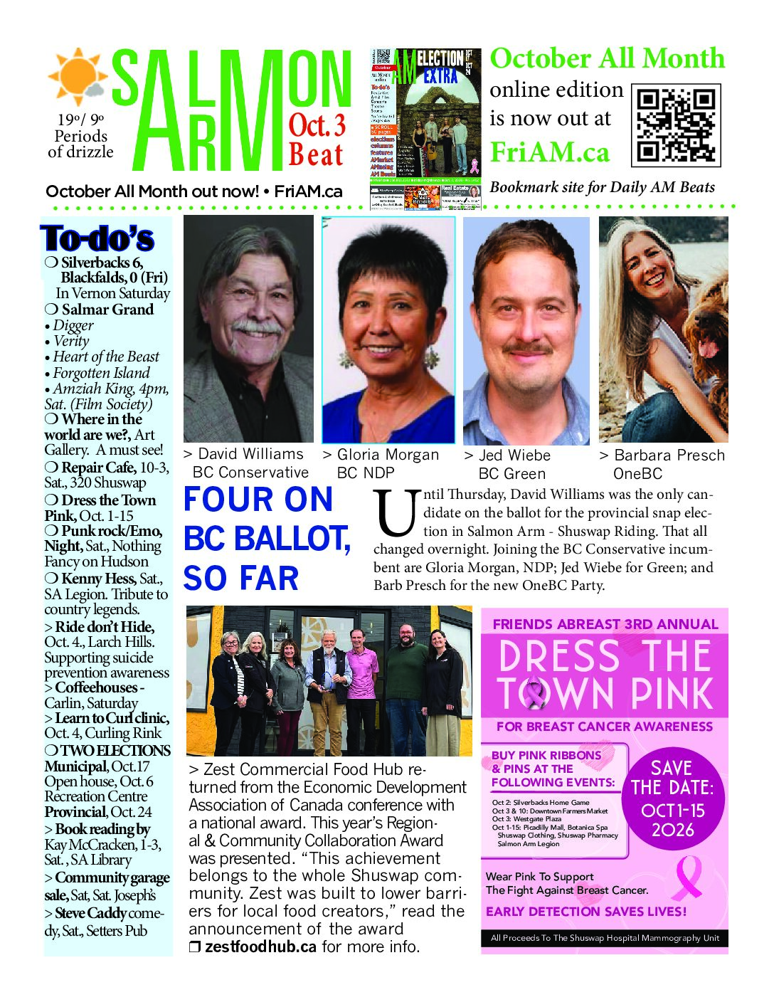 Salmon ARM Beat – current issue