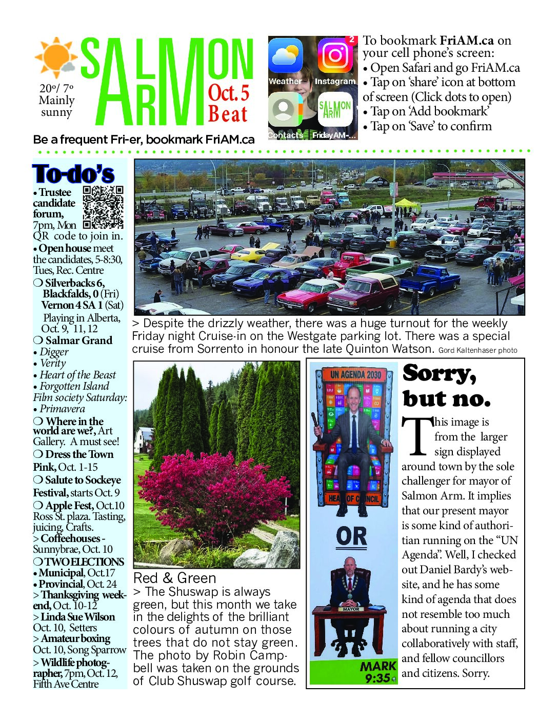 Salmon ARM Beat – current issue