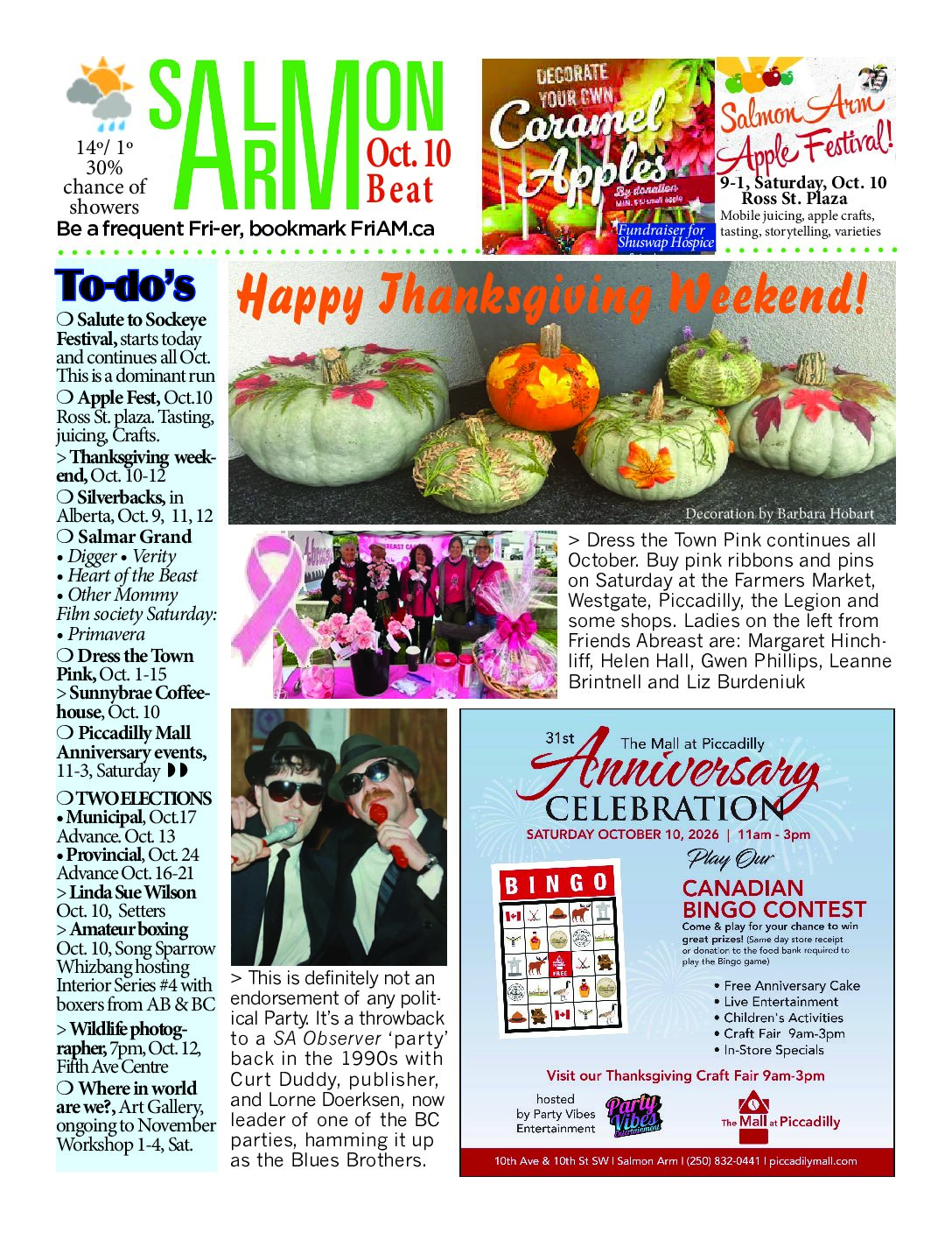 Salmon ARM Beat – current issue