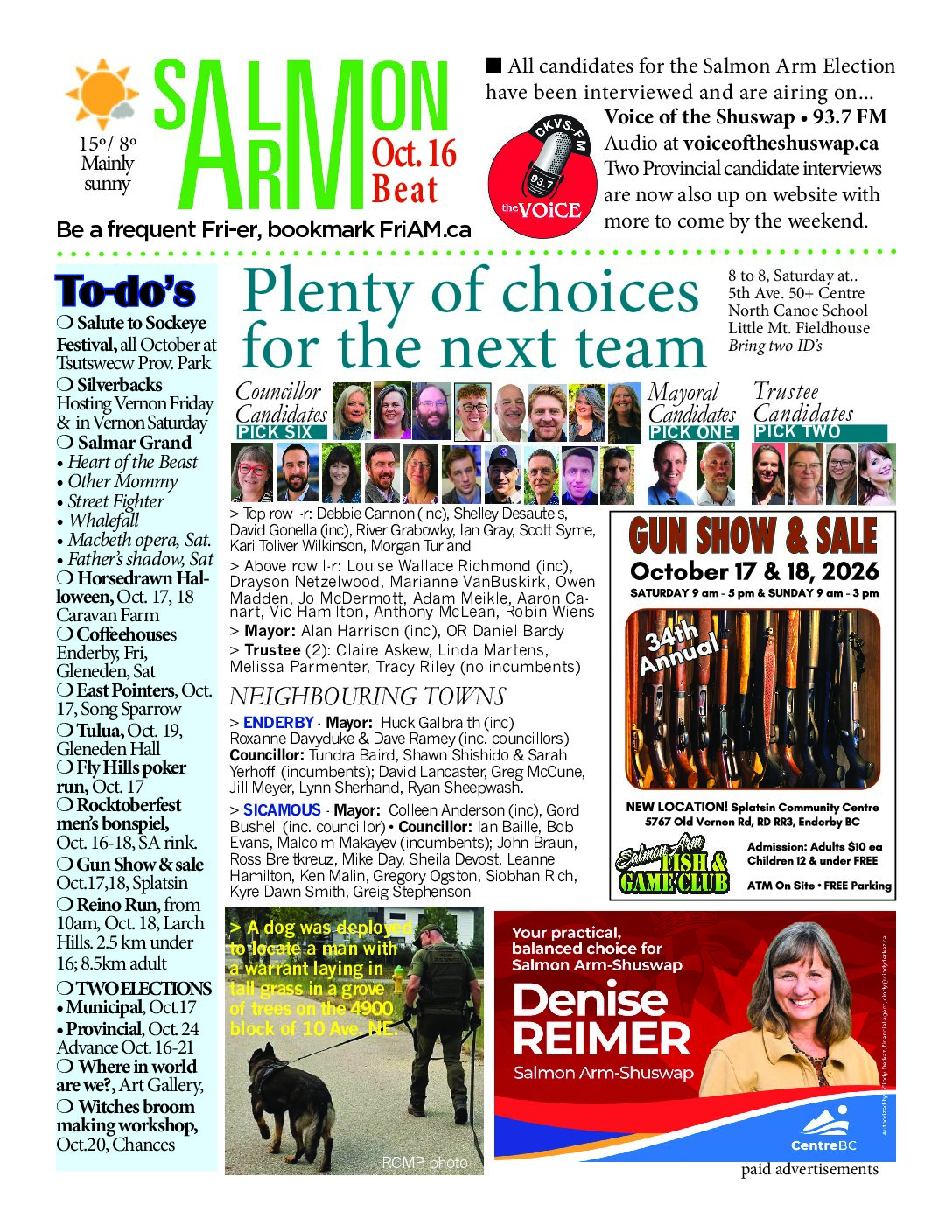 Salmon ARM Beat – current issue