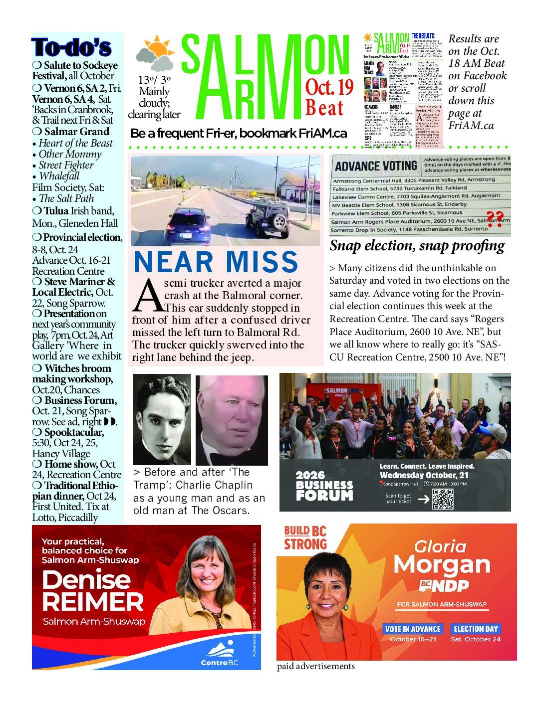 Salmon ARM Beat – current issue