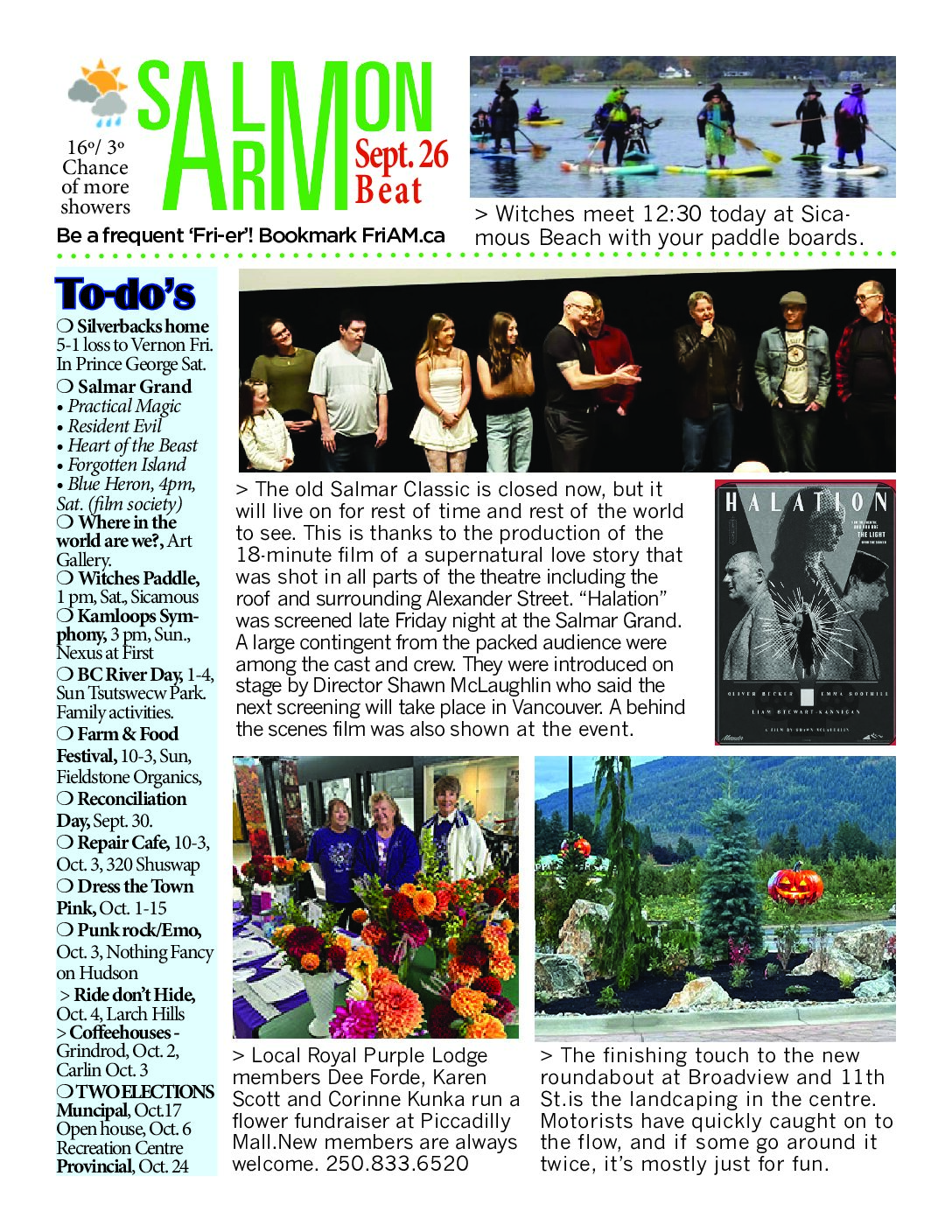 Salmon ARM Beat – current issue