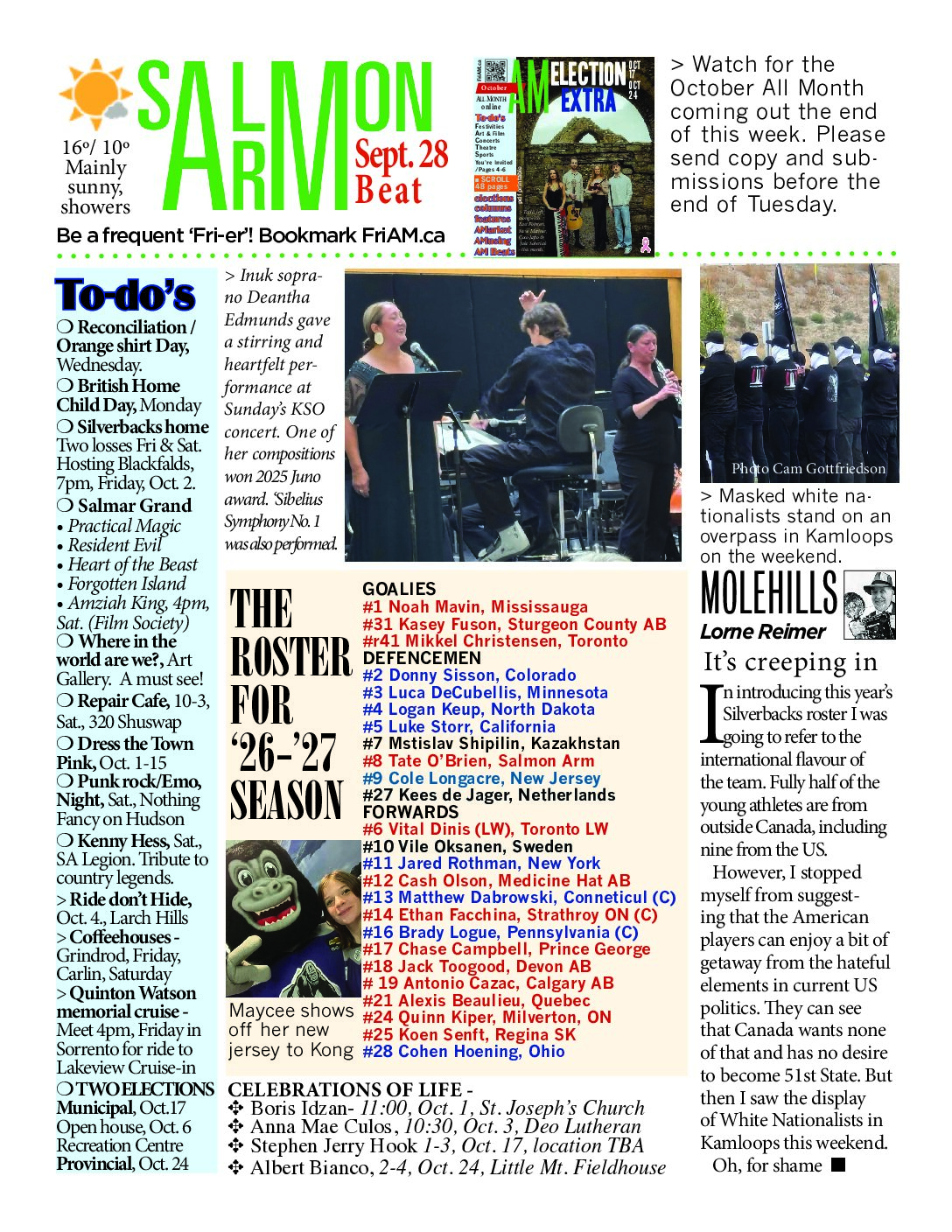 Salmon ARM Beat – current issue