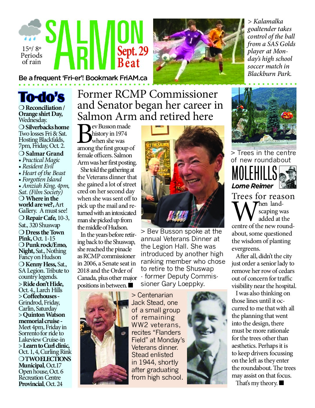 Salmon ARM Beat – current issue
