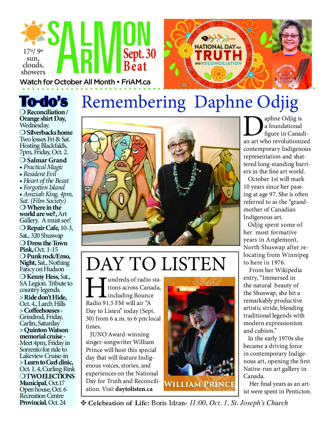 Salmon ARM Beat – current issue
