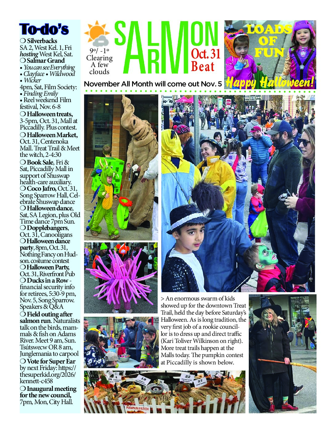 Salmon ARM Beat – current issue
